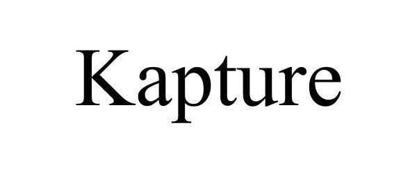 Trademark Logo KAPTURE