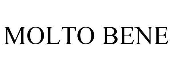Trademark Logo MOLTO BENE