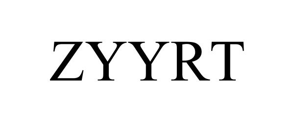 Trademark Logo ZYYRT