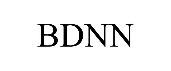 Trademark Logo BDNN