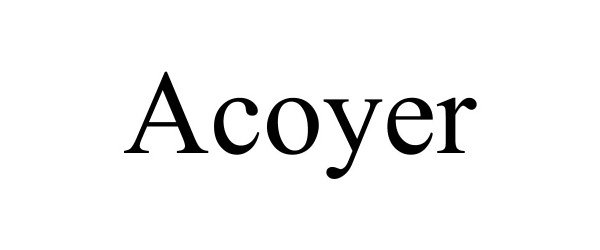  ACOYER