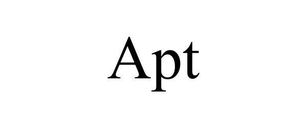 Trademark Logo APT