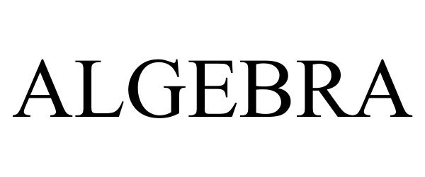 Trademark Logo ALGEBRA