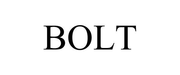 Trademark Logo BOLT