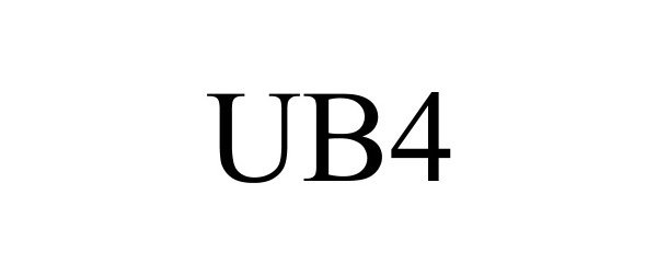 Trademark Logo UB4