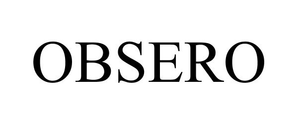 Trademark Logo OBSERO