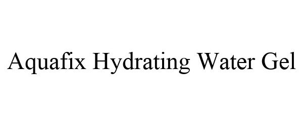  AQUAFIX HYDRATING WATER GEL