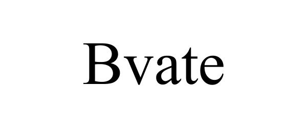 Trademark Logo BVATE