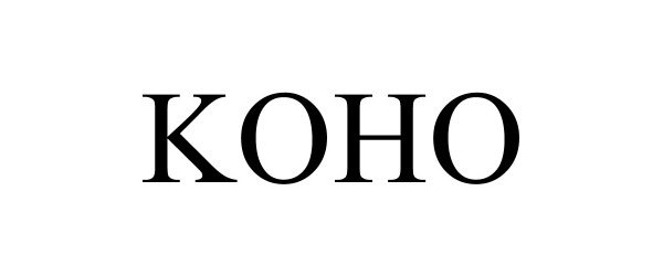 Trademark Logo KOHO