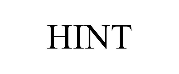 Trademark Logo HINT