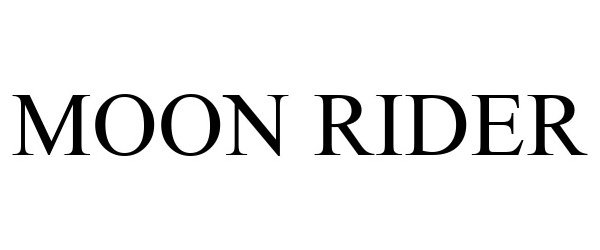Trademark Logo MOON RIDER