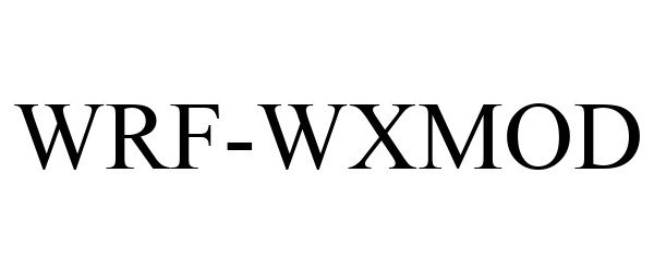  WRF-WXMOD