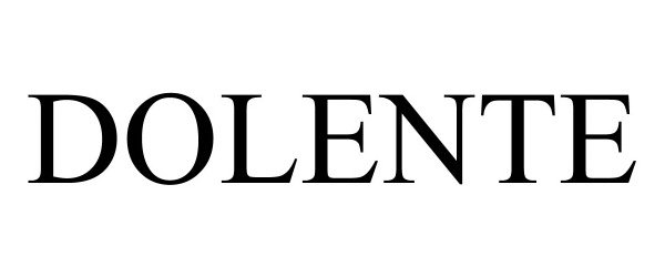 Trademark Logo DOLENTE