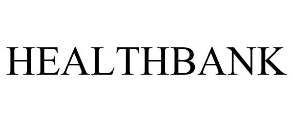 Trademark Logo HEALTHBANK
