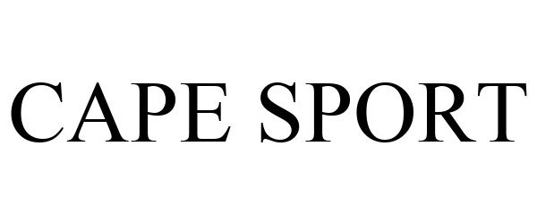 Trademark Logo CAPE SPORT