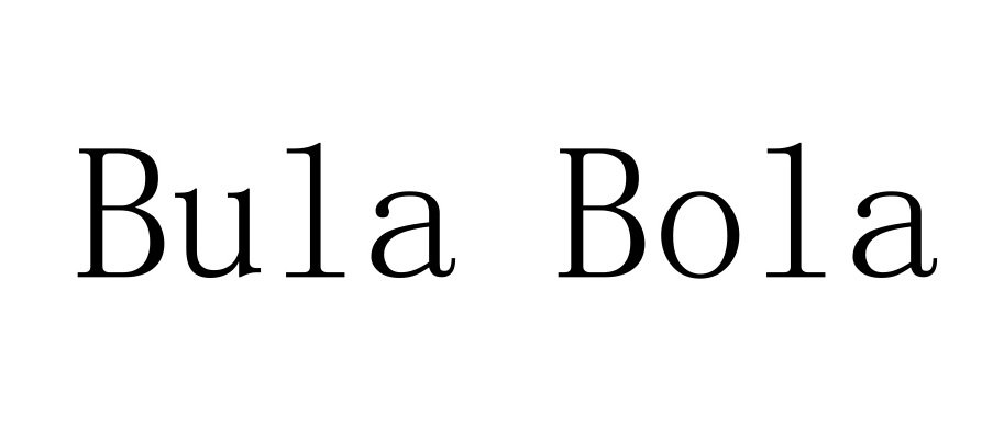 Trademark Logo BULA BOLA