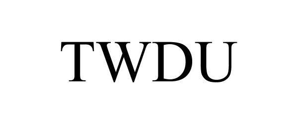 Trademark Logo TWDU