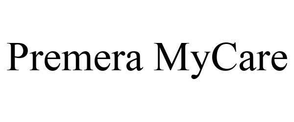 Trademark Logo PREMERA MYCARE