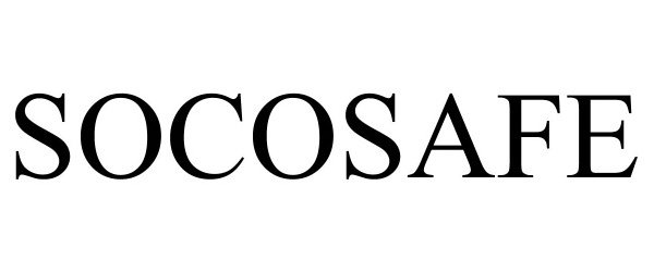 Trademark Logo SOCOSAFE