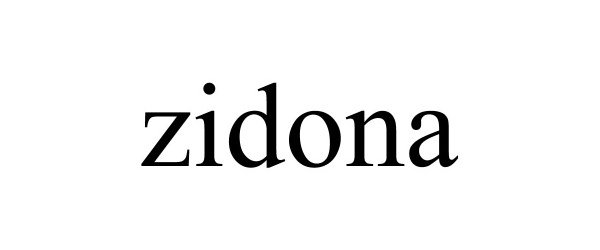 Trademark Logo ZIDONA