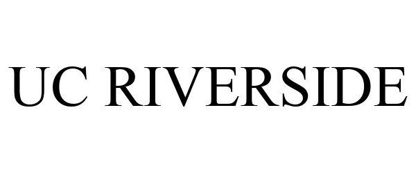 Trademark Logo UC RIVERSIDE