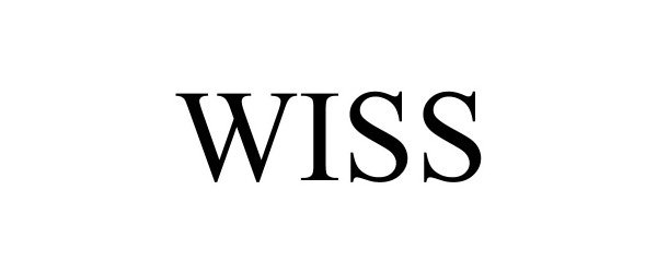 Trademark Logo WISS