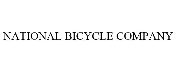  NATIONAL BICYCLE COMPANY