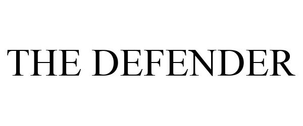 Trademark Logo THE DEFENDER