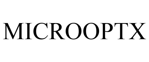 Trademark Logo MICROOPTX