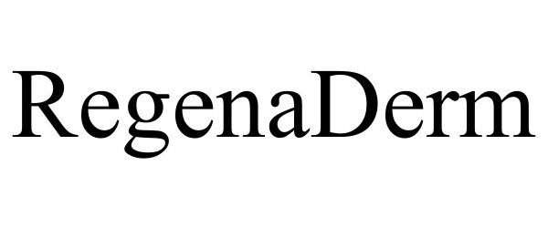 Trademark Logo REGENADERM