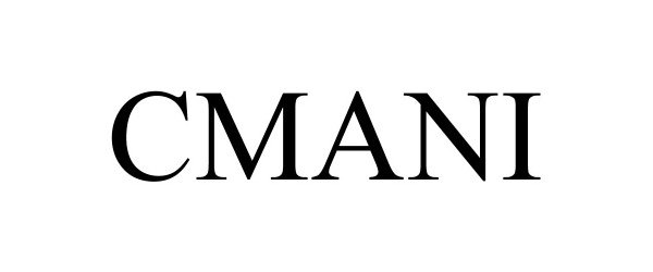 Trademark Logo CMANI