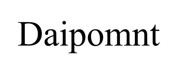 Trademark Logo DAIPOMNT