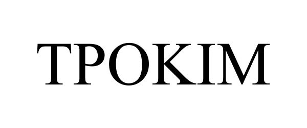 Trademark Logo TPOKIM