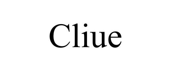 Trademark Logo CLIUE