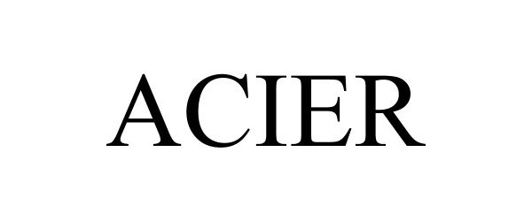 Trademark Logo ACIER