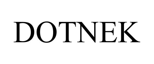 Trademark Logo DOTNEK