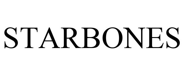 Trademark Logo STARBONES