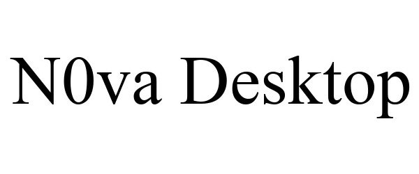 Trademark Logo N0VA DESKTOP