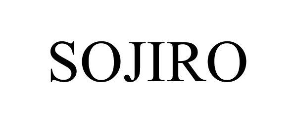Trademark Logo SOJIRO