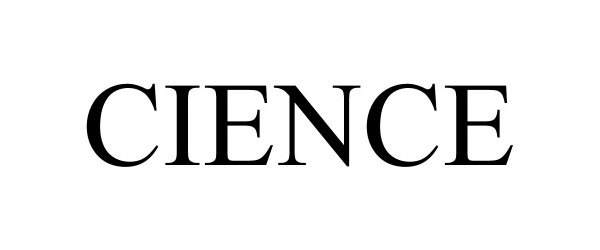 Trademark Logo CIENCE