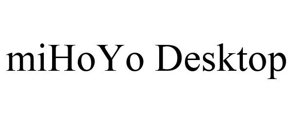 Trademark Logo MIHOYO DESKTOP