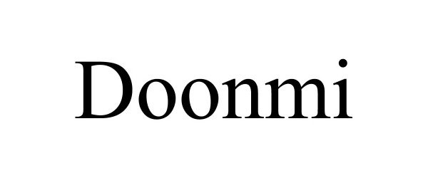 Trademark Logo DOONMI
