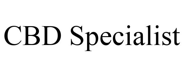 Trademark Logo CBD SPECIALIST
