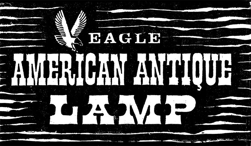  EAGLE AMERICAN ANTIQUE LAMP