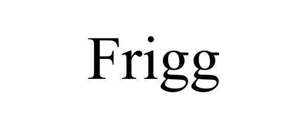 Trademark Logo FRIGG