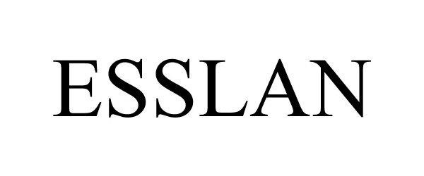 Trademark Logo ESSLAN