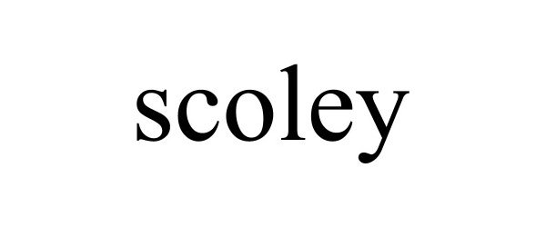 Trademark Logo SCOLEY