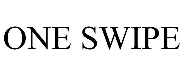 Trademark Logo ONE SWIPE