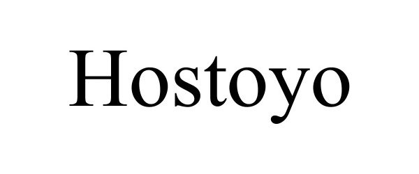 Trademark Logo HOSTOYO