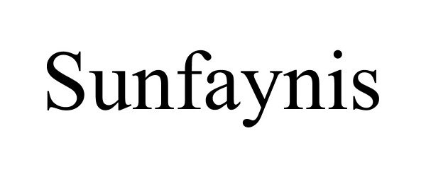 Trademark Logo SUNFAYNIS